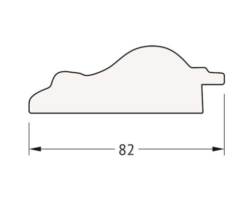 Зеркало 55x75 см старый гипс Evoform Exclusive BY 1222