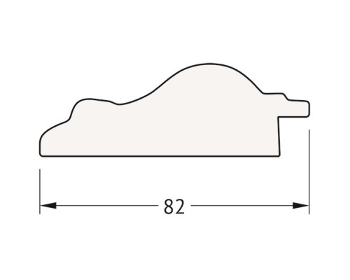 Зеркало 55x115 см старый гипс Evoform Exclusive BY 1242