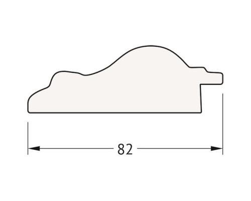 Зеркало 55x135 см старый гипс Evoform Exclusive BY 1252