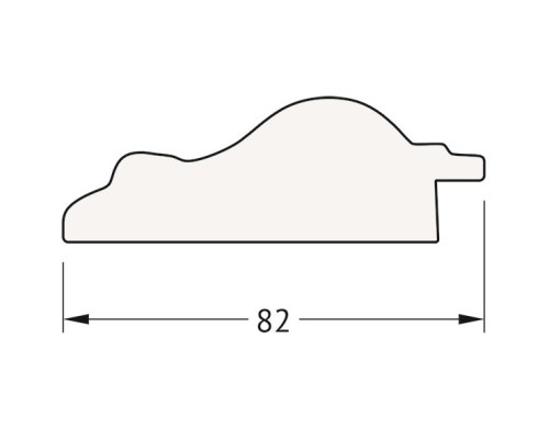 Зеркало 65x95 см старый гипс Evoform Exclusive BY 1272