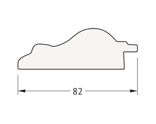 Зеркало 75x165 см старый гипс Evoform Exclusive BY 1302