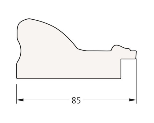 Зеркало 45x55 см виньетка античное серебро Evoform Exclusive BY 3357