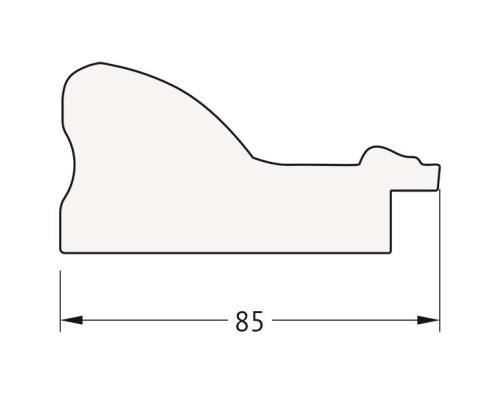 Зеркало 45x55 см виньетка античная латунь Evoform Exclusive BY 3359