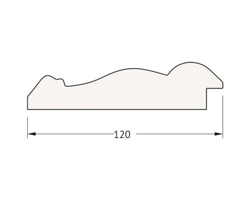 Зеркало 62x82 см состаренная бронза с орнаментом Evoform Exclusive BY 3403