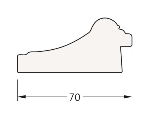 Зеркало 63x93 см состаренное золото с плетением Evoform Exclusive BY 3431