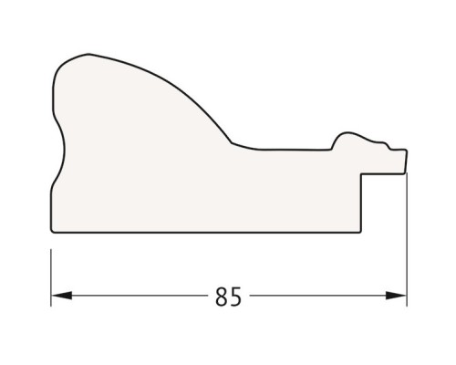 Зеркало 75x105 см виньетка античная бронза Evoform Exclusive BY 3462