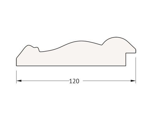 Зеркало 82x112 см состаренное серебро с орнаментом Evoform Exclusive BY 3480