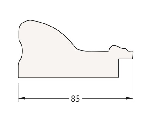 Зеркало 55x115 см виньетка античная бронза Evoform Exclusive BY 3488