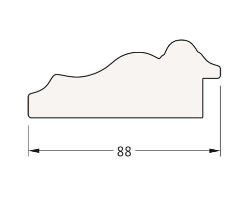 Зеркало 56x116 см римское золото Evoform Exclusive BY 3490