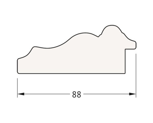 Зеркало 56x136 см римское золото Evoform Exclusive BY 3516