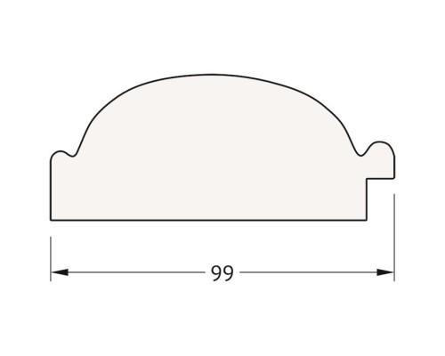 Зеркало 64x149 см византия золото Evoform Exclusive BY 3545