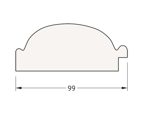 Зеркало 64x149 см византия серебро Evoform Exclusive BY 3546