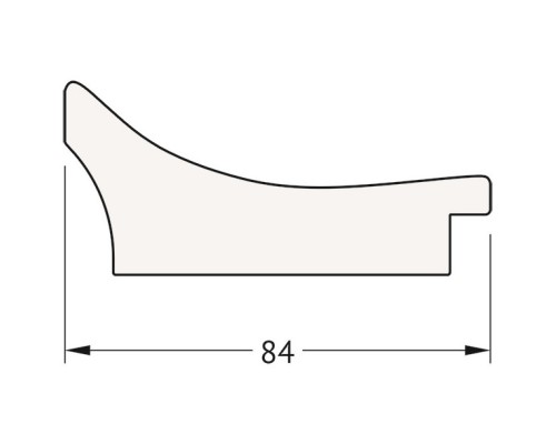 Зеркало напольное 81x200 см фреска Evoform Exclusive Floor BY 6111