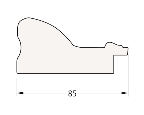 Зеркало напольное 110x200 см  виньетка бронзовая Evoform Exclusive Floor BY 6152