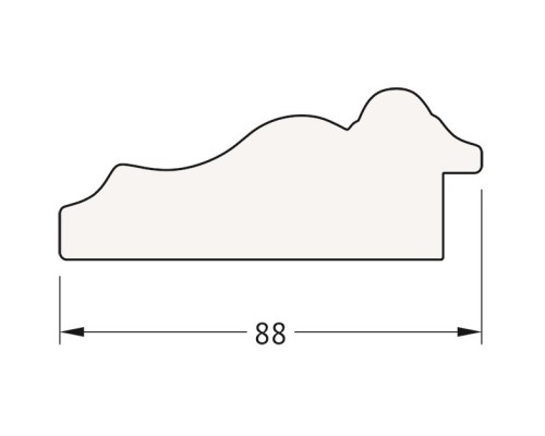 Зеркало 56x74 см римское серебро Evoform Exclusive-G BY 4018