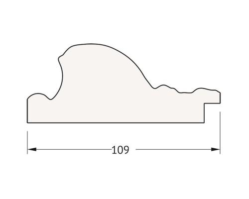 Зеркало 60x130 см виньетка серебро Evoform Exclusive-G BY 4082