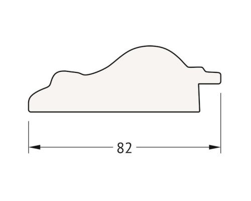 Зеркало 65x87 см старый гипс  Evoform Exclusive-G BY 4097