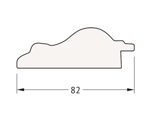 Зеркало 65x154 см старый гипс Evoform Exclusive-G BY 4140