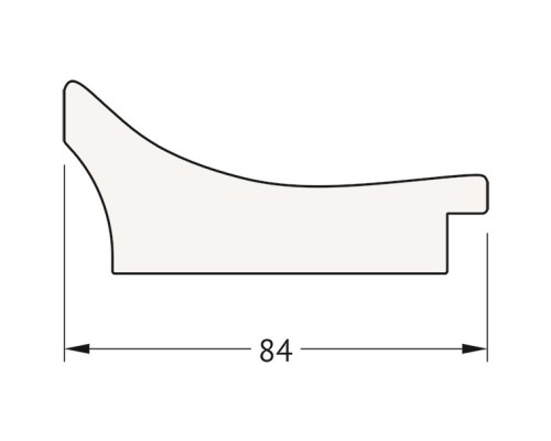 Зеркало 66x155 см фреска Evoform Exclusive-G BY 4141