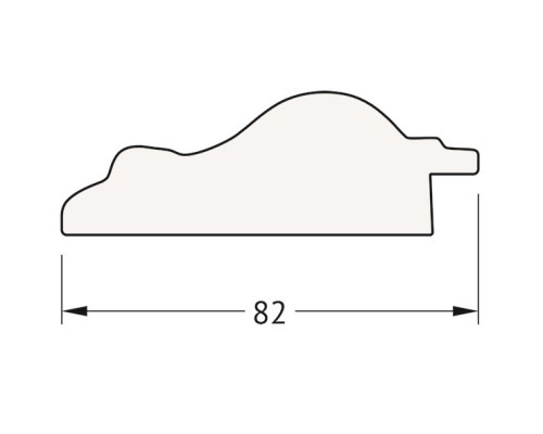 Зеркало 75x102 см старый гипс Evoform Exclusive-G BY 4183