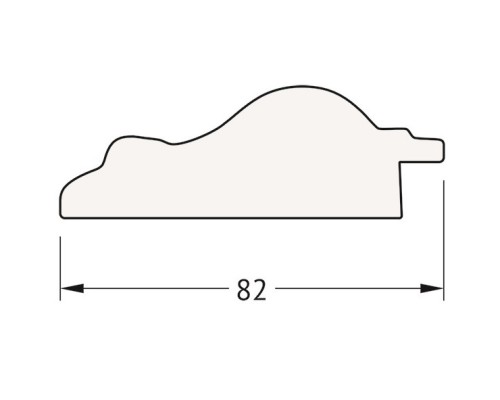 Зеркало 75x130 см старый гипс Evoform Exclusive-G BY 4226