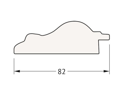 Зеркало 75x157 см старый гипс Evoform Exclusive-G BY 4269