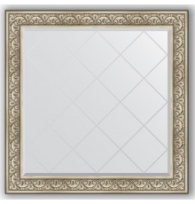 Зеркало 110x110 см барокко серебро Evoform Exclusive-G BY 4467