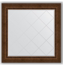 Зеркало 112x112 см состаренная бронза с орнаментом Evoform Exclusive-G BY 4472