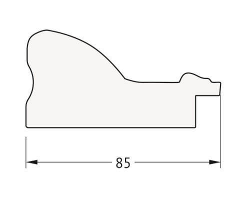 Зеркало 130x185 см виньетка античное серебро Evoform Exclusive-G BY 4487