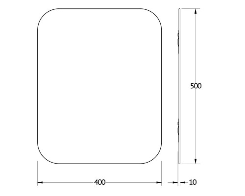 Зеркало 40x50 см Evoform Primary BY 0124