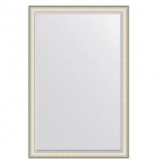 Зеркало 114x174 см белая кожа с хромом Evoform Exclusive BY 7458