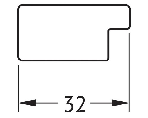 Зеркало 35x45 см черные дюны Evoform Definite BY 7491