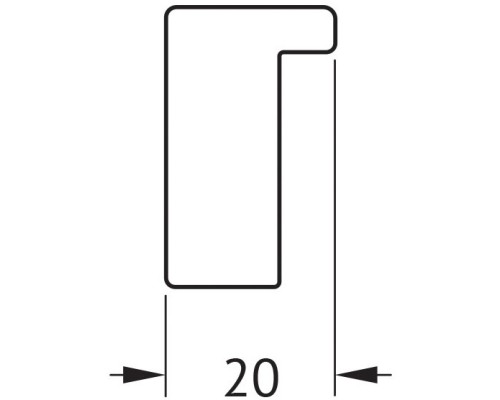 Зеркало 33x43 см белый Evoform Definite BY 7480