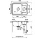 Кухонная мойка Ewigstein топаз Antik 60K