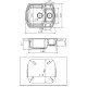 Кухонная мойка Florentina Nire шампань 20.220.D0630.202