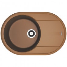 Кухонная мойка Flortek Дафна капучино 23.030.С0760.306