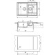 Кухонная мойка Flortek Консул песочный 23.025.D0760.107