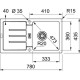 Кухонная мойка Franke Strata STG 614-78 шоколад 114.0312.547