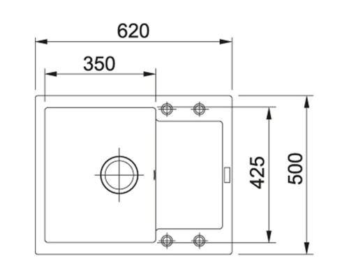 Кухонная мойка Franke Maris MRG 611C сахара 114.0198.368