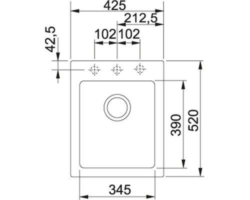 Кухонная мойка Franke Maris MRG 610-42 сахара 114.0060.574