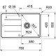 Кухонная мойка Franke Basis BFG 611 ваниль 114.0296.630