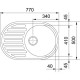 Кухонная мойка Franke Ronda ROG 611 ваниль 114.0296.605