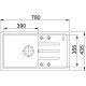 Кухонная мойка Fragranit Franke Malta BSG 611-78 белый 114.0391.180
