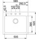 Кухонная мойка Fragranit Franke Maris MRG 610-58 оникс 114.0198.948