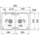 Кухонная мойка Franke Antea AZG 620 миндаль 114.0489.302