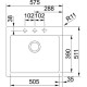 Кухонная мойка Franke Maris MRG 210-58 бежевый 135.0339.204