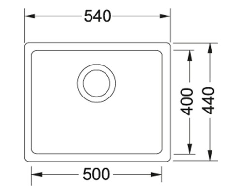 Кухонная мойка Franke Kubus KBG 110-50 бежевая 125.0176.654