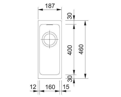 Кухонная мойка Franke Kubus KBG 110-16 графит 125.0193.687