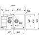 Кухонная мойка Tectonite Franke Sirius SID 651-78 полярный белый 114.0489.220