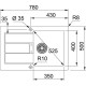 Кухонная мойка Tectonite Franke Sirius SID 611-78 полярный белый 114.0443.346